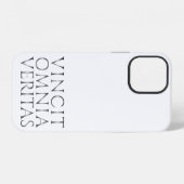 COQUE iPhone 12 VINCIT OMNIA VERITAS (Verso Horizontal)