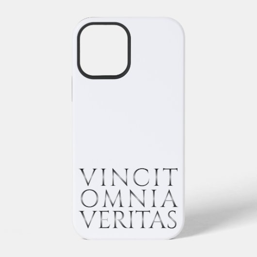 COQUE iPhone 12 VINCIT OMNIA VERITAS (Verso)