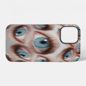 Coque iPhone 12 Vision psychédélique : illusion de l'oeil Abstrait (Verso Horizontal)