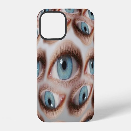 Coque iPhone 12 Vision psychédélique : illusion de l'oeil Abstrait (Verso)