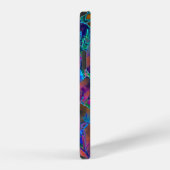 Coque iPhone 12 Vitraux Floraux (Côté droit)