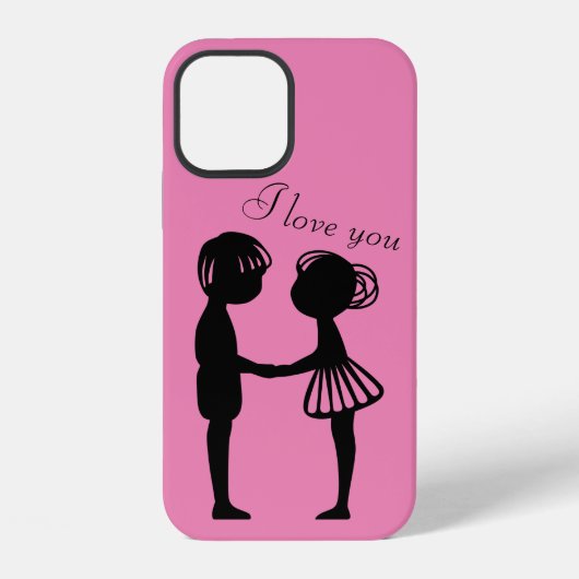 Coque iPhone 12 Vous aimez (Verso)