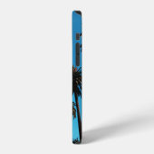 Coque iPhone 12 Vue de versant d'arbres (Côté gauche)