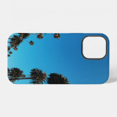 Coque iPhone 12 Vue de versant d'arbres (Verso Horizontal)