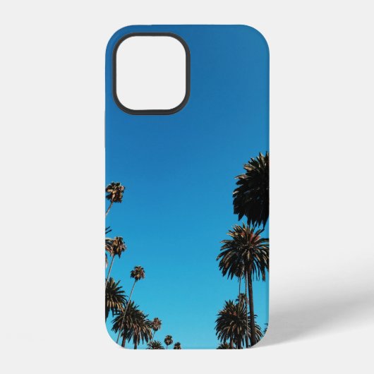 Coque iPhone 12 Vue de versant d'arbres (Verso)