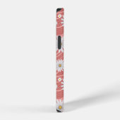 Coque iPhone 12 Wavy Pink Daisies (Côté droit)