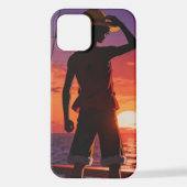 Coque iPhone 12 where dreams meet the sunset   (Verso)