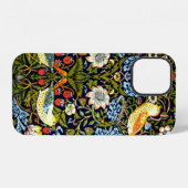 Coque iPhone 12 William Morris, voleur de fraises, (Verso Horizontal)