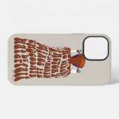 Coque iPhone 12 Willy Wonka Chocolate Waterfall Typography (Verso Horizontal)