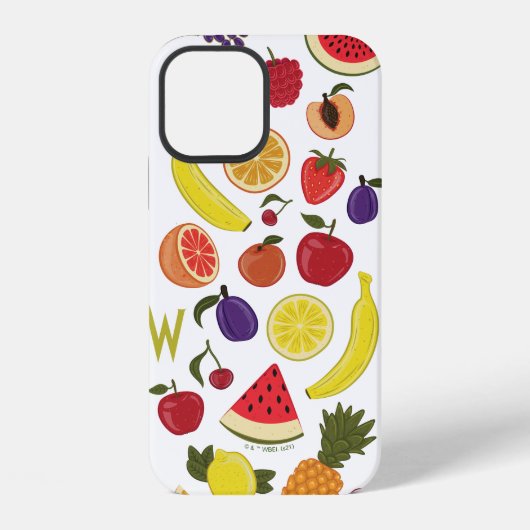 Coque iPhone 12 Willy Wonka Lickable Motif de fond d'écran (Verso)