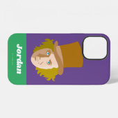 Coque iPhone 12 Willy Wonka Stenciled Face Graphisme (Verso Horizontal)