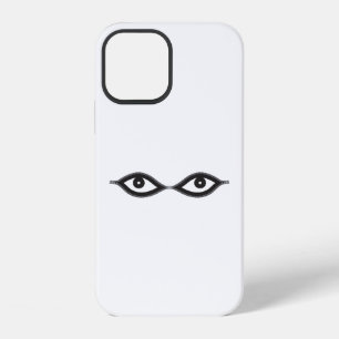 Coque iPhone 12 Yeux à fermeture éclair