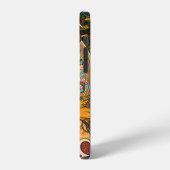 Coque iPhone 12 Zodiac, Mucha (Côté gauche)