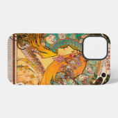 Coque iPhone 12 Zodiac, Mucha (Verso Horizontal)