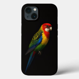Coque iPhone 13 Black 4 Luxe, perroquet Eastern Ro