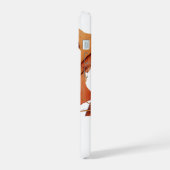 Coque Iphone 15 feuilles de gingko (Côté gauche)