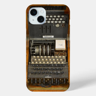Coque iPhone 15 Mini Enigme allemande 2ÈME GUERRE MONDIALE vintage