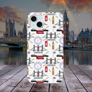Coque iPhone 15 Mini Londres Angleterre Queens Guard Motif anglais