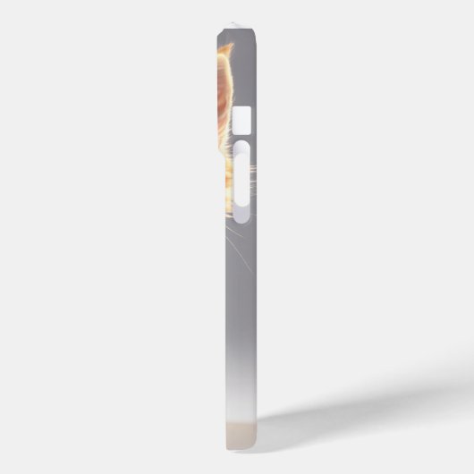 coque iPhone 15 Pro avec design de chat adorable (Verso / Gauche)