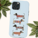 Coque iPhone 15 Pro Chien Dachshund<br><div class="desc">Petits chiens de saucisse Dachshund mignons et fantaisistes,  chiens plus édulcorés,  doxies ou ce que vous aimez les appeler d'autre. Art original de Nic Squirrell.</div>