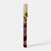Coque iPhone 15 Pro Floral Abstraite Gras Douce (Côté droit)