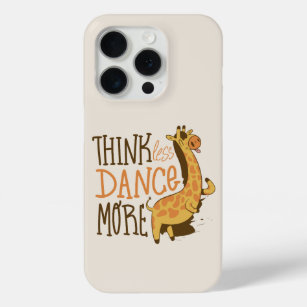 Coque iPhone 15 Pro Girafe dessin animé de danse animale