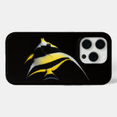 Coque iPhone 15 Pro Mate Black 4 Luxe, Poisson-ang (Verso (horizontal))