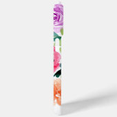 Coque iPhone 15 Pro Max Aquarelle brillante peinte à la main Floral (Back / Right)