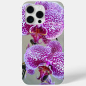 Coque iPhone 15 Pro Max Photographie de gros plan de l'orchidée violette (Back)