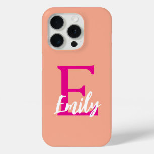 Coque iPhone 15 Pro personnalisé - Nom personnalis