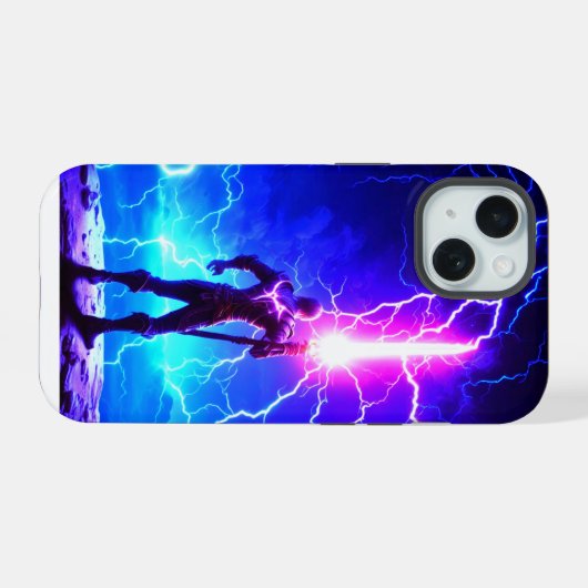 coque iphone 15 Thunder Effect (Verso Horizontal)