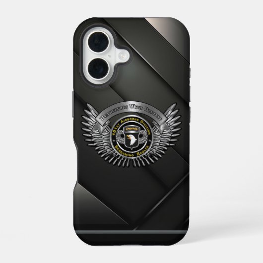 Coque iPhone 16 101e division aéroportée (Verso)