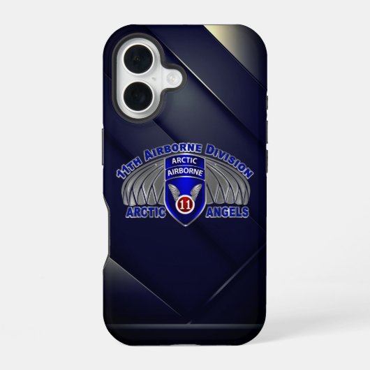 Coque iPhone 16 11e division aéroportée (Verso)