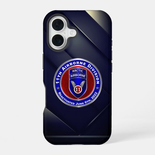 Coque iPhone 16 11e division aéroportée (Verso)