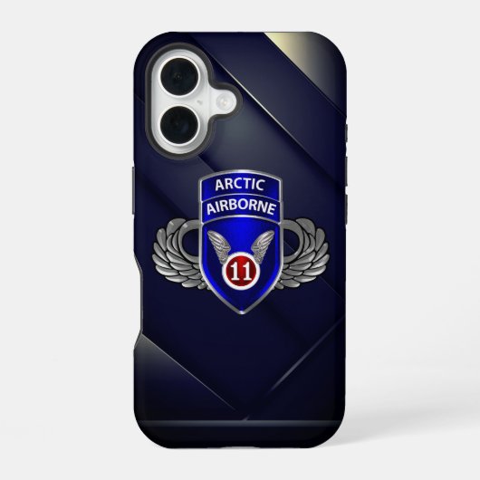 Coque iPhone 16 11e division aéroportée (Verso)