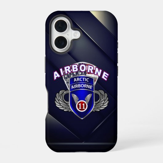 Coque iPhone 16 11e division aéroportée (Verso)