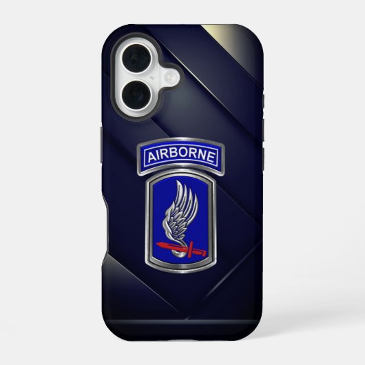 Coque iPhone 16 173e brigade aéroportée (Verso)