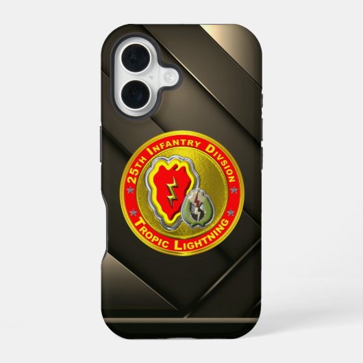 Coque iPhone 16 25e division d'infanterie (Verso)
