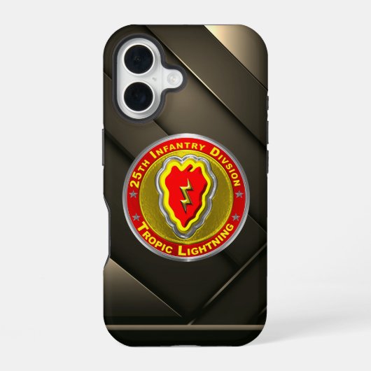 Coque iPhone 16 25e division d'infanterie (Verso)
