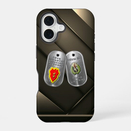 Coque iPhone 16 25e division d'infanterie (Verso)