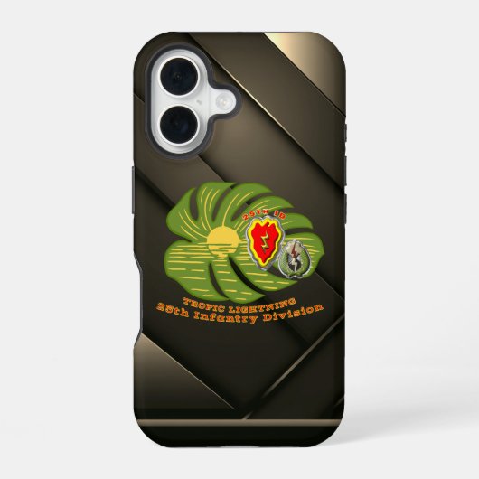 Coque iPhone 16 25e division d'infanterie (Verso)