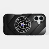 Coque iPhone 16 2e division d'infanterie (Verso Horizontal)