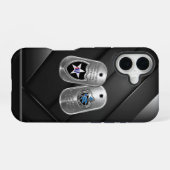 Coque iPhone 16 2e division d'infanterie (Verso Horizontal)