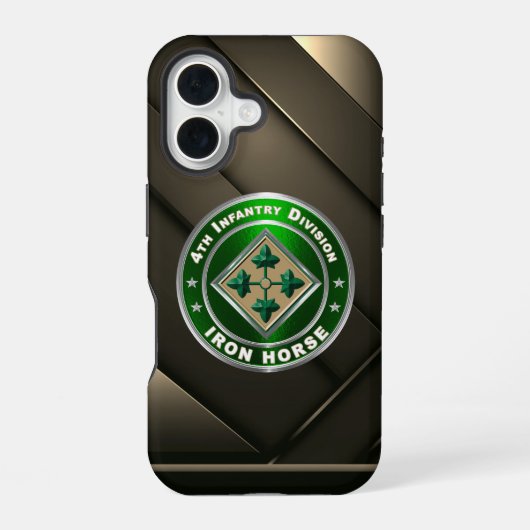 Coque iPhone 16 4e division d'infanterie (Verso)
