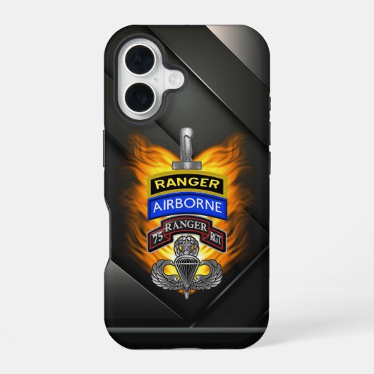 Coque iPhone 16 75e Régiment de Rangers (Verso)