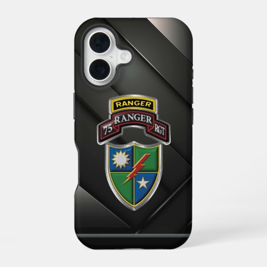 Coque iPhone 16 75e Régiment de Rangers (Verso)