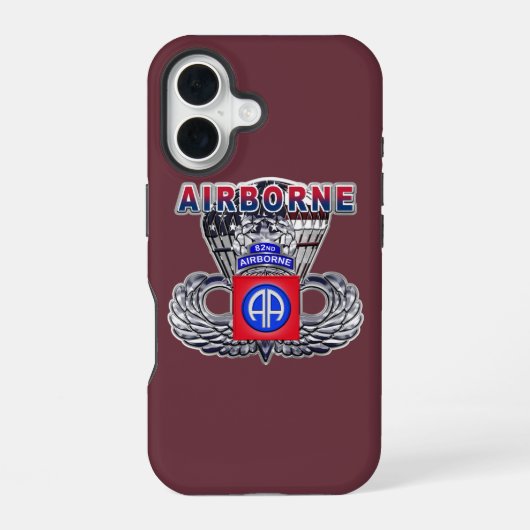 Coque iPhone 16 82e division aéroportée (Verso)