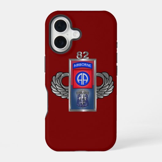Coque iPhone 16 82e division aéroportée (Verso)