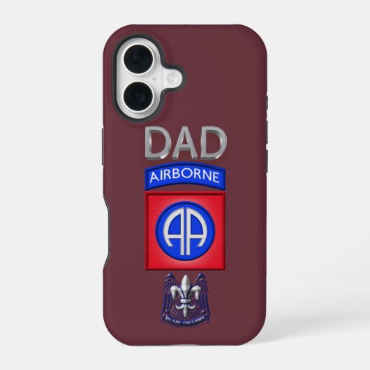 Coque iPhone 16 82e division aéroportée (Verso)