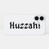 Coque iPhone 16 8 Bits Huzzah ! (Verso Horizontal)